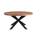 Eettafel Rocky Mangohout Naturel hout 130 cm-Eettafels-Livingfurn