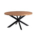 Eettafel Rocky Mangohout Naturel hout 130 cm-Eettafels-Livingfurn