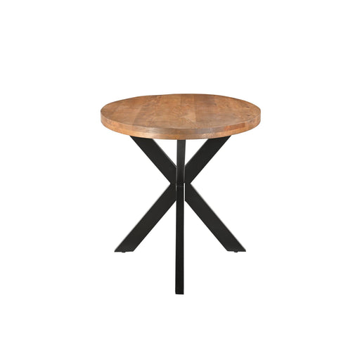 Eettafel Rocky Mangohout Naturel hout 180x90 cm-Eettafels-Livingfurn