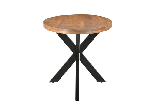 Eettafel Rocky Mangohout Naturel hout 180x90 cm-Eettafels-Livingfurn