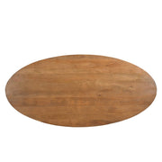 Eettafel Rocky Mangohout Naturel hout 210x100 cm-Eettafels-Livingfurn