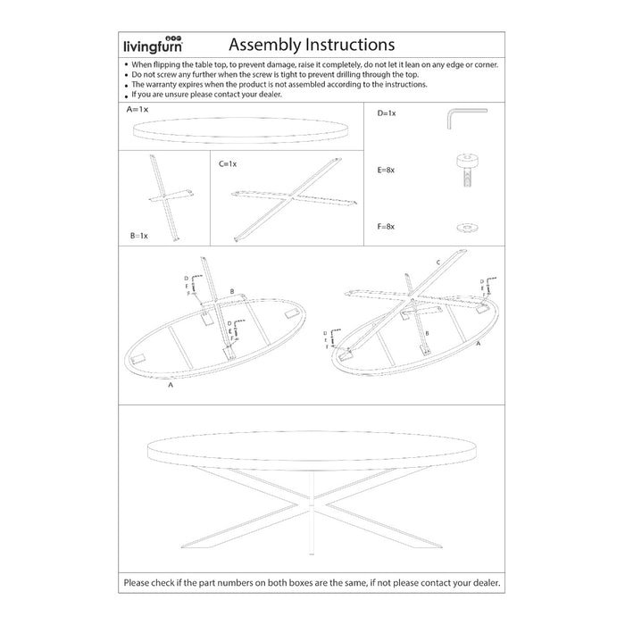 Eettafel Rocky Mangohout Naturel hout 240x110 cm-Eettafels-Livingfurn