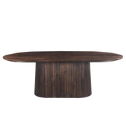 Eettafel Salvator Mangohout Bruin 110x200 cm 31001-Eettafels-Livingfurn