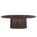 Eettafel Salvator Mangohout Bruin 110x200 cm 31001-Eettafels-Livingfurn