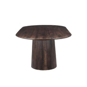 Eettafel Salvator Mangohout Bruin 110x200 cm 31001-Eettafels-Livingfurn
