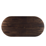 Eettafel Salvator Mangohout Bruin 110x200 cm 31001-Eettafels-Livingfurn