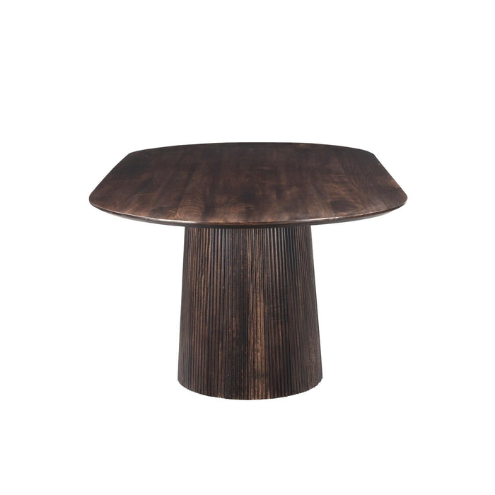 Eettafel Salvator Mangohout Bruin 110x200 cm-Eettafels-Livingfurn