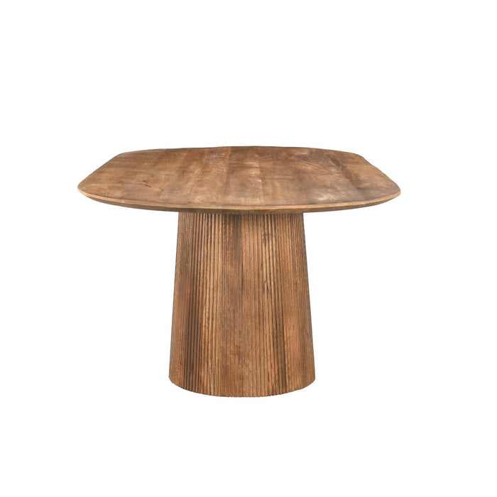 Eettafel Salvator Mangohout Bruin 110x200 cm-Eettafels-Livingfurn
