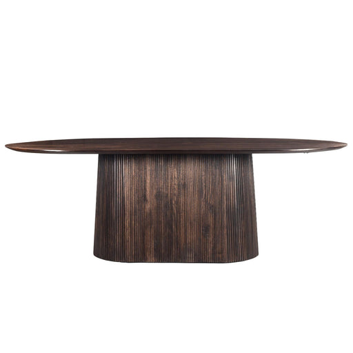 Eettafel Salvator Mangohout Bruin 110x200 cm-Eettafels-Livingfurn