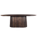 Eettafel Salvator Mangohout Bruin 110x200 cm-Eettafels-Livingfurn