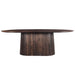 Eettafel Salvator Mangohout Bruin 110x230 cm 13943-Eettafels-Livingfurn