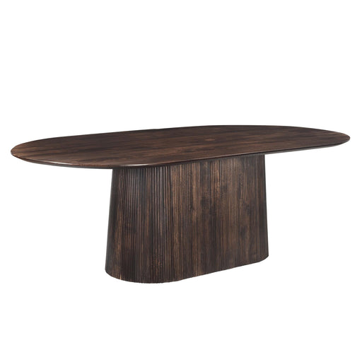Eettafel Salvator Mangohout Bruin 110x230 cm-Eettafels-Livingfurn