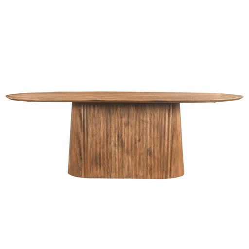 Eettafel Salvator Mangohout Bruin 110x230 cm-Eettafels-Livingfurn