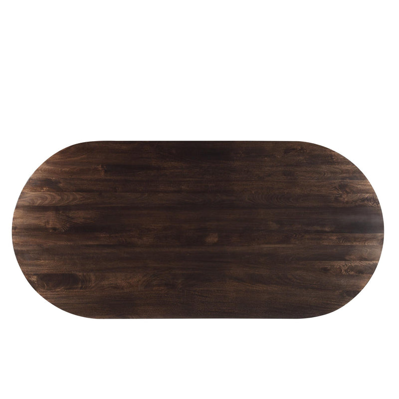 Eettafel Salvator Mangohout Bruin 110x300 cm 30998-Eettafels-Livingfurn