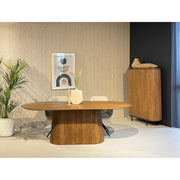 Eettafel Salvator Mangohout Bruin 110x300 cm 30999-Eettafels-Livingfurn