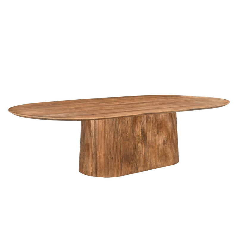 Eettafel Salvator Mangohout Bruin 110x300 cm 30999-Eettafels-Livingfurn