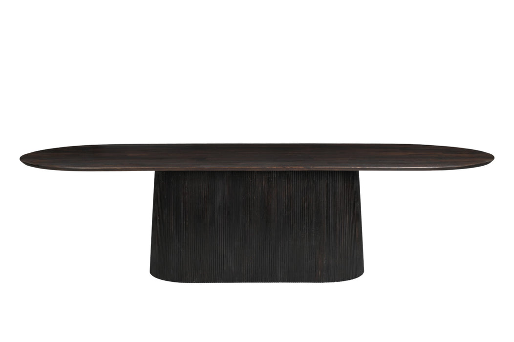 Eettafel Salvator Mangohout Bruin 110x300 cm-Eettafels-Livingfurn