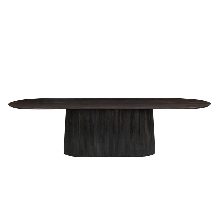 Eettafel Salvator Mangohout Bruin 110x300 cm-Eettafels-Livingfurn