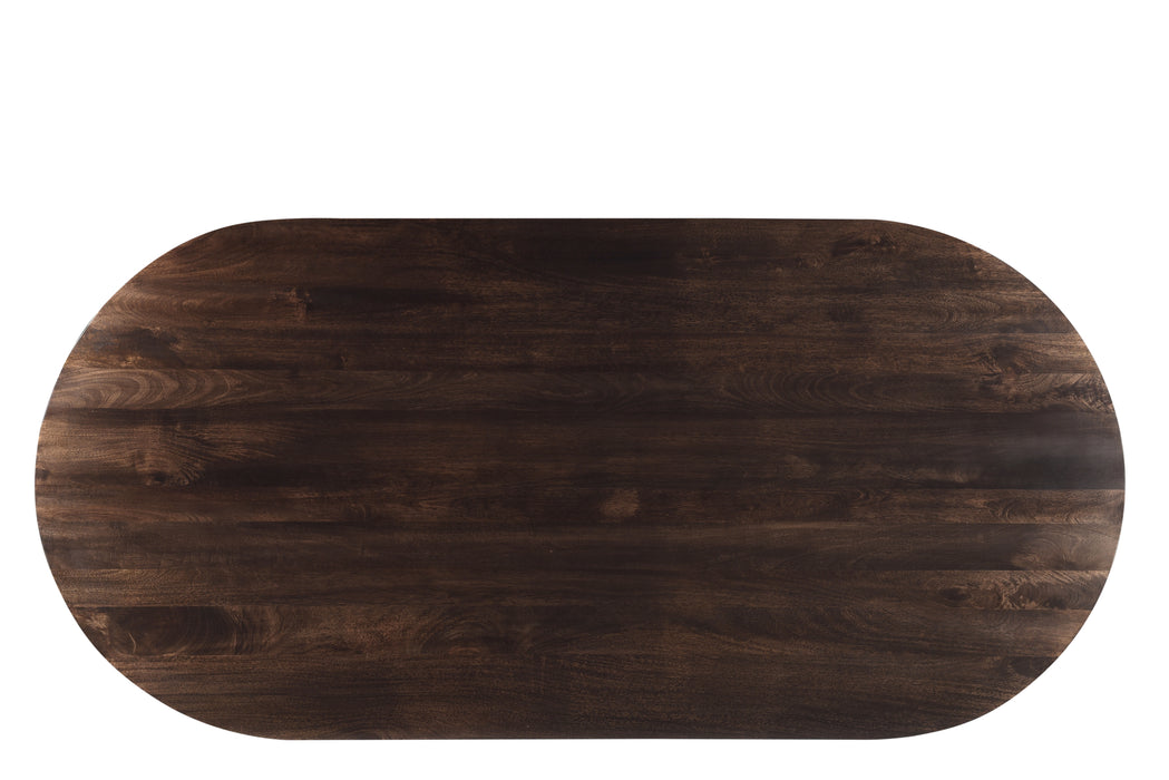 Eettafel Salvator Mangohout Bruin 110x300 cm-Eettafels-Livingfurn