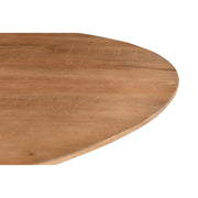 Eettafel Salvator Mangohout Bruin 130 cm 130x130x76 cm 13968-Eettafels-Livingfurn