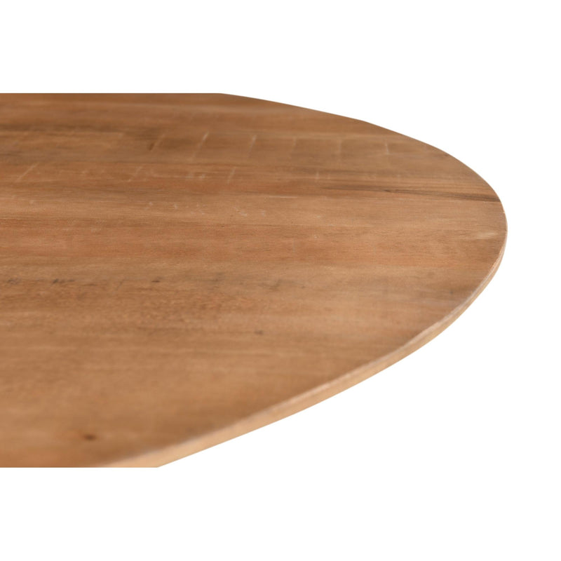 Eettafel Salvator Mangohout Bruin 130 cm 130x130x76 cm 13968-Eettafels-Livingfurn