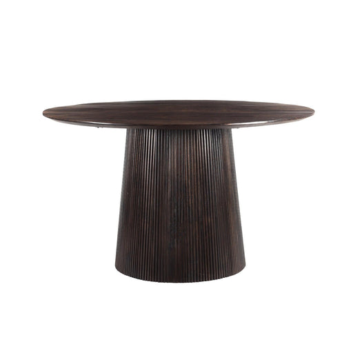 Eettafel Salvator Mangohout Bruin 130 cm 130x130x76 cm 20002-Eettafels-Livingfurn