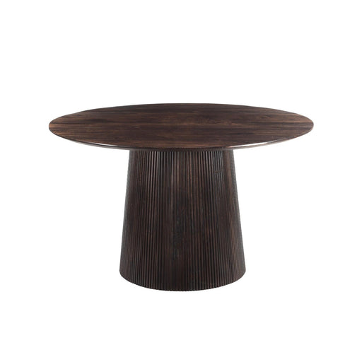 Eettafel Salvator Mangohout Bruin 130 cm 130x130x76 cm-Eettafels-Livingfurn