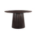 Eettafel Salvator Mangohout Bruin 130 cm 130x130x76 cm-Eettafels-Livingfurn