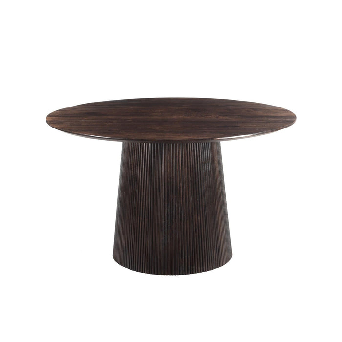 Eettafel Salvator Mangohout Bruin 130 cm-Eettafels-Livingfurn
