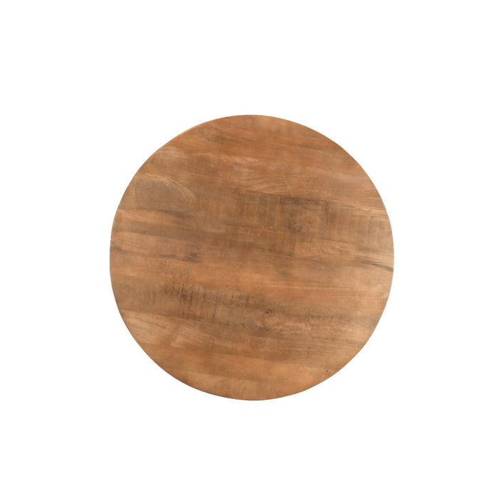 Eettafel Salvator Mangohout Bruin 130 cm-Eettafels-Livingfurn