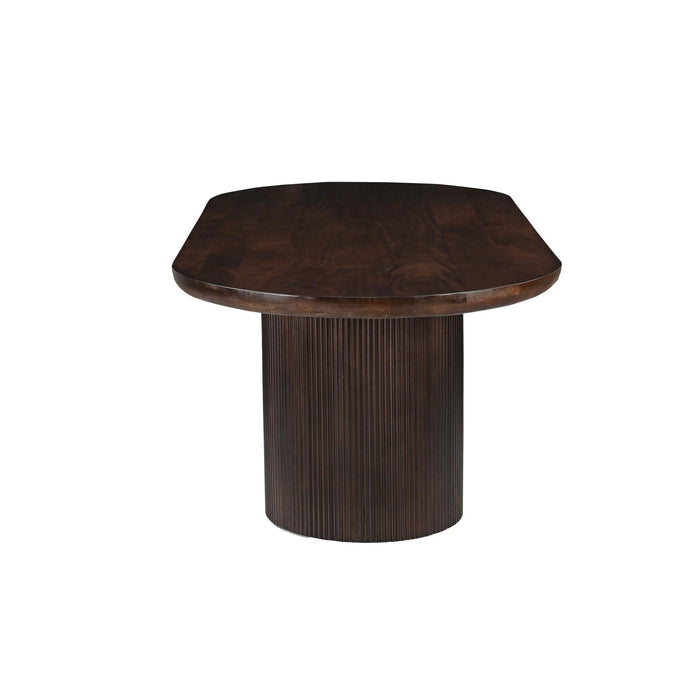 Eettafel Sevilla Mangohout Bruin 110x250 cm-Eettafels-Livingfurn