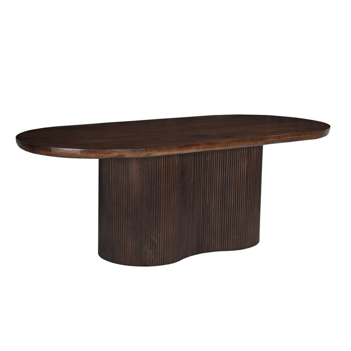 Eettafel Sevilla Mangohout Bruin 110x250 cm-Eettafels-Livingfurn