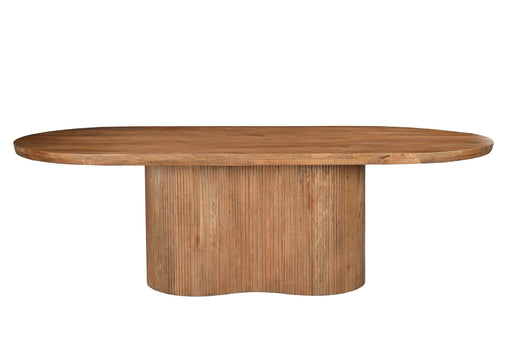 Eettafel Sevilla Mangohout Bruin 220x100 cm-Eettafels-Livingfurn