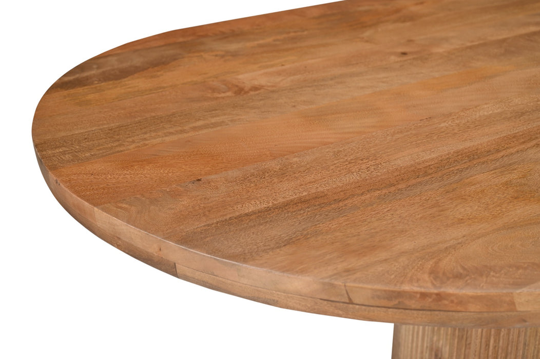 Eettafel Sevilla Mangohout Bruin 220x100 cm-Eettafels-Livingfurn