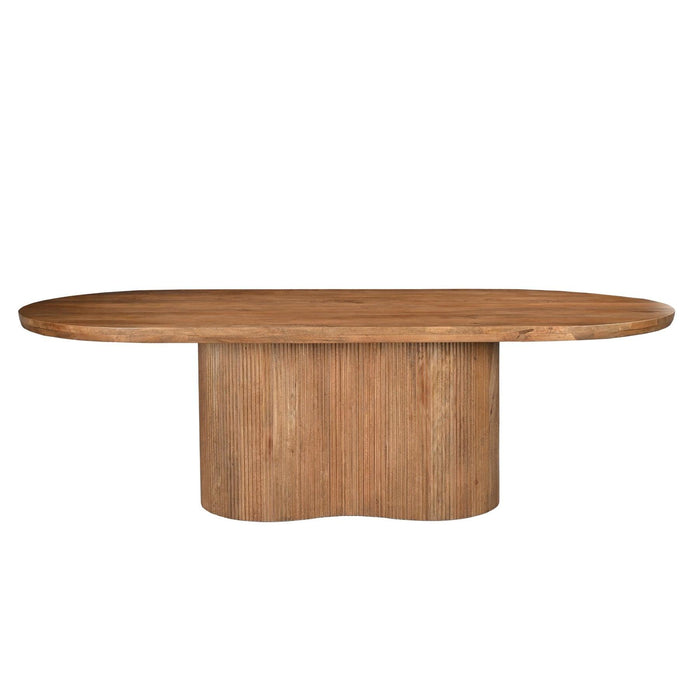 Eettafel Sevilla Mangohout Naturel hout 110x250 cm-Eettafels-Livingfurn