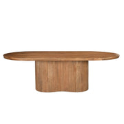 Eettafel Sevilla Mangohout Naturel hout 110x300 cm-Eettafels-Livingfurn