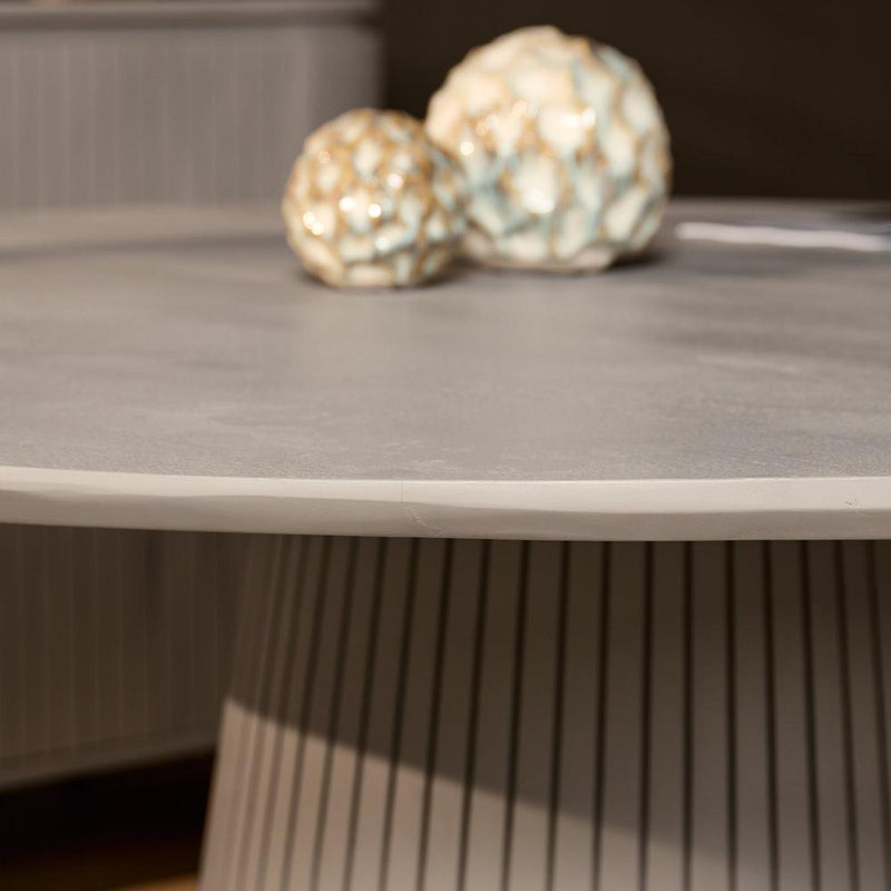 Eettafel Solana 130 cm Taupe 130x130x76 cm-Eettafels-Starfurn