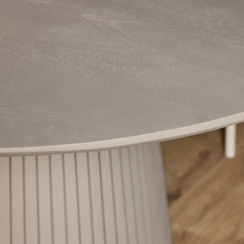 Eettafel Solana 150 cm Taupe 150x150x76 cm-Eettafels-Starfurn