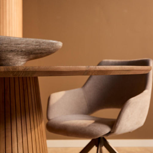 Eettafel Solana 210 cm Naturel Ovaal 210x110x76 cm-Eettafels-Starfurn