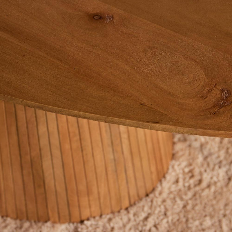 Eettafel Solana 210 cm Naturel Ovaal 210x110x76 cm-Eettafels-Starfurn