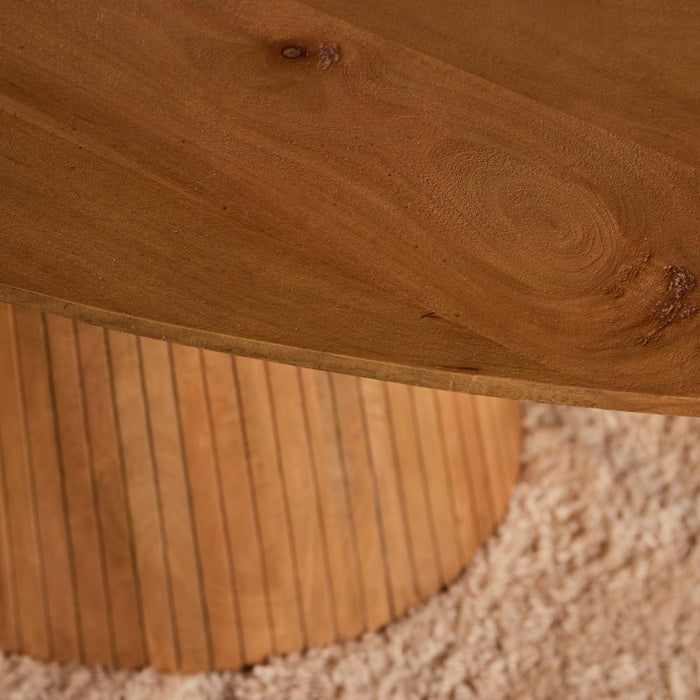 Eettafel Solana - 210 cm - Naturel - Ovaal-Eettafels-Starfurn