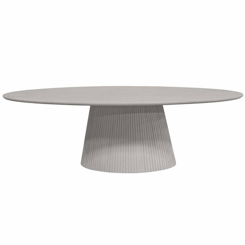 Eettafel Solana 210 cm Ovaal Taupe 210x110x76 cm-Eettafels-Starfurn