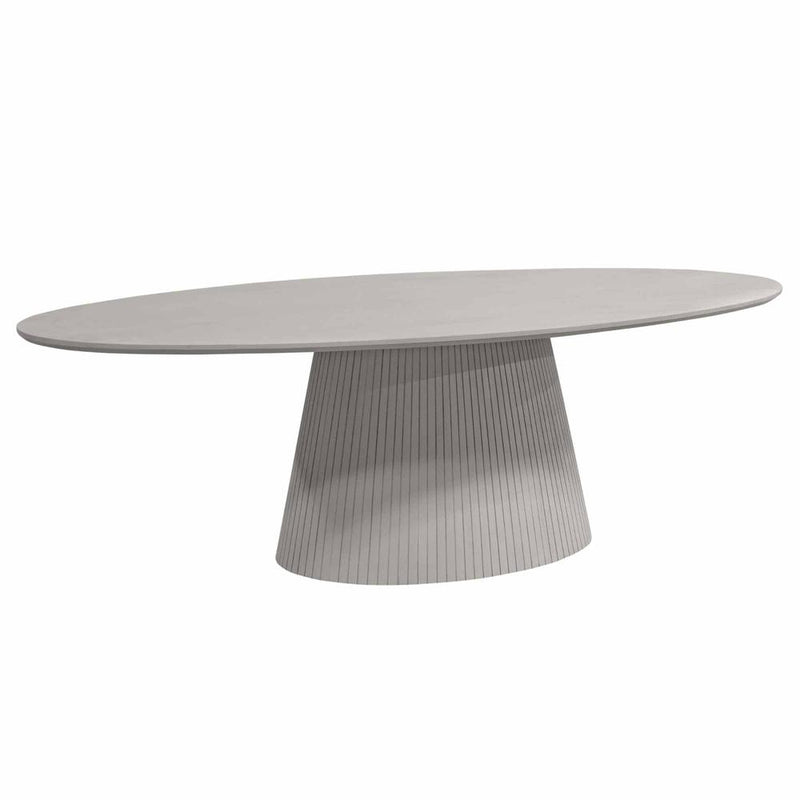 Eettafel Solana 210 cm Ovaal Taupe 210x110x76 cm-Eettafels-Starfurn