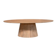 Eettafel Solana 240 cm Naturel Ovaal 240x120x76 cm-Eettafels-Starfurn