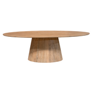 Eettafel Solana 240 cm Naturel Ovaal 240x120x76 cm-Eettafels-Starfurn