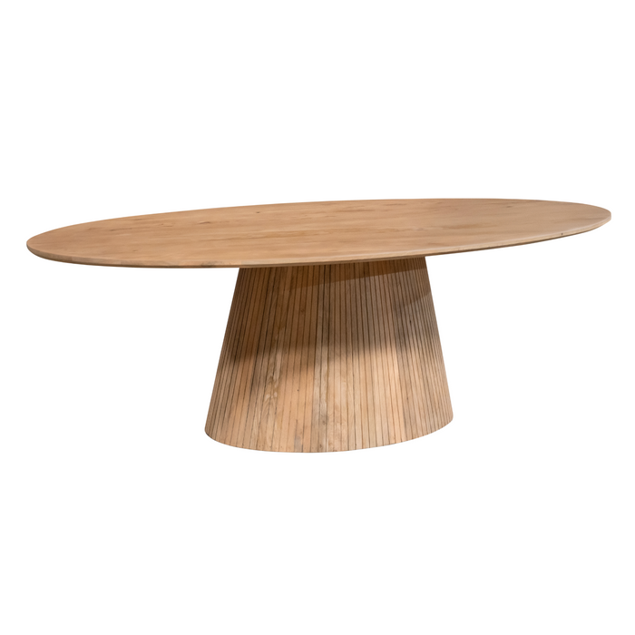 Eettafel Solana - 240 cm - Naturel - Ovaal-Eettafels-Starfurn