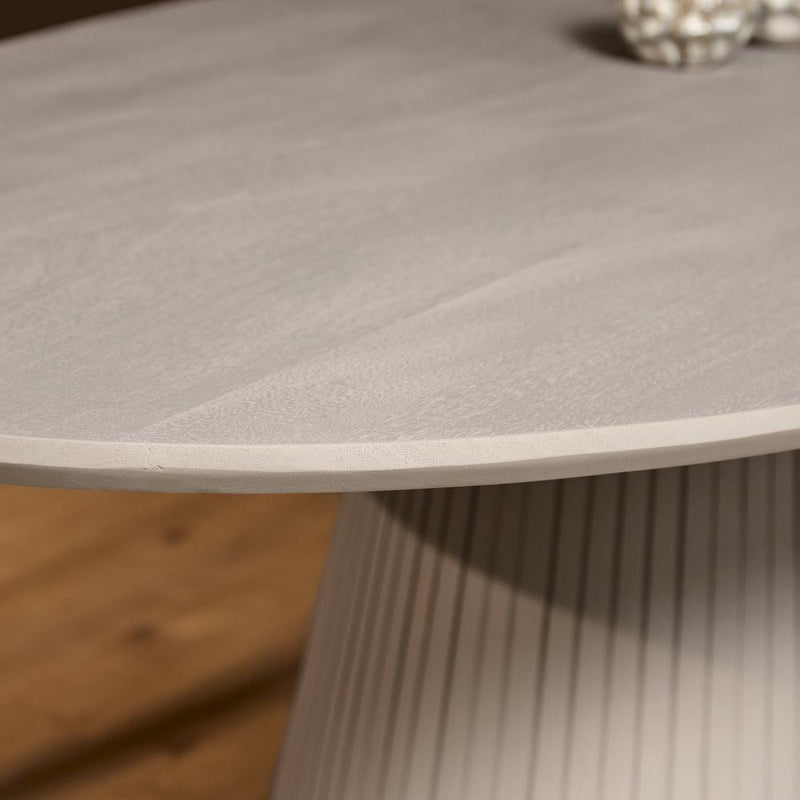 Eettafel Solana 240 cm Ovaal Taupe 240x120x76 cm-Eettafels-Starfurn