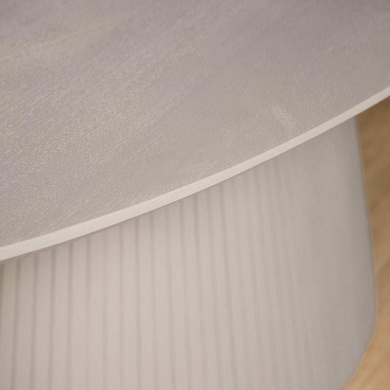 Eettafel Solana 240 cm Ovaal Taupe 240x120x76 cm-Eettafels-Starfurn