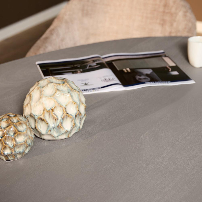 Eettafel Solana 240 cm Ovaal Taupe 240x120x76 cm-Eettafels-Starfurn