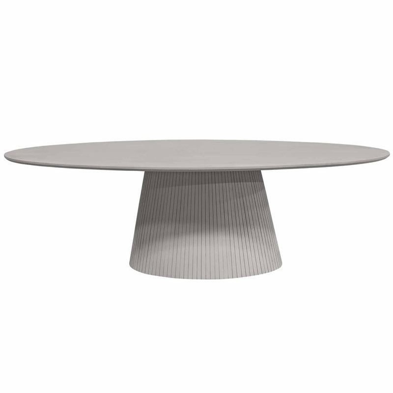 Eettafel Solana 240 cm Ovaal Taupe 240x120x76 cm-Eettafels-Starfurn